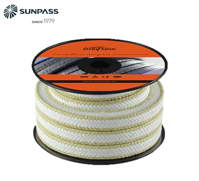 Чист PTFE с ъглова опаковка от влакна Kevlar